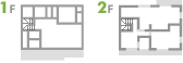 1F、2Fのレイアウト