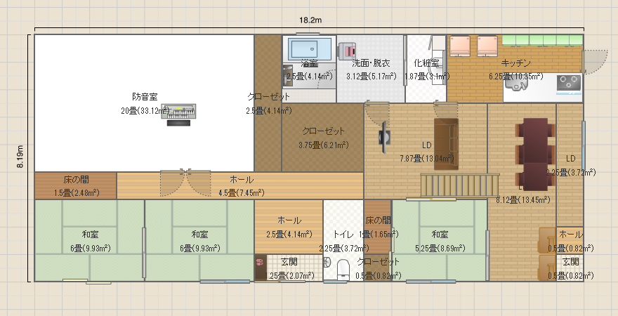 ＴＡ（結構完成に近いかな18ｍ防音室大きい