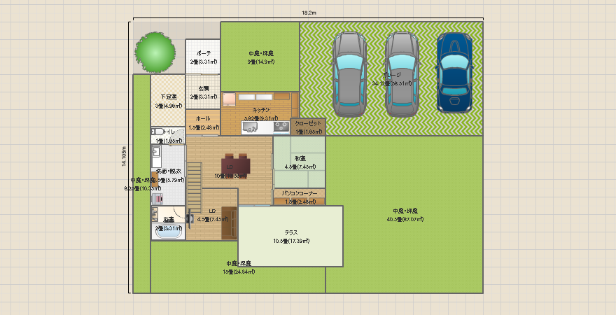 土地80坪住宅