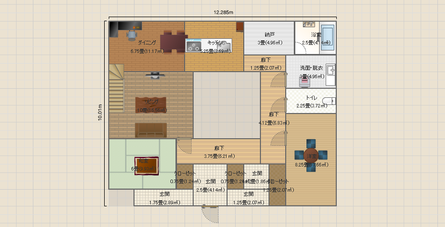 中庭の家完成25坪