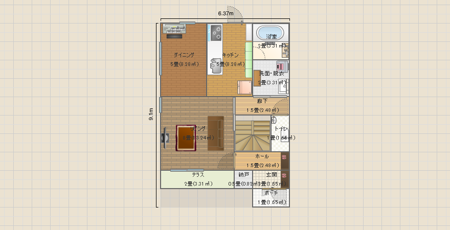 高プラン－2\2階変更プラン