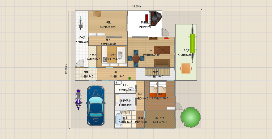 ライフシーン01　田口邸