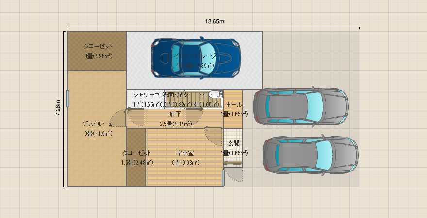 賃貸併用三階建て？