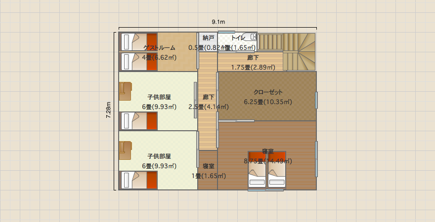 2階変更案6_170410_納戸あり案