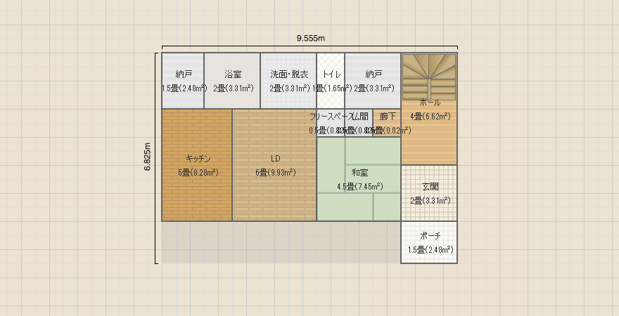 一人暮らしの2階屋１