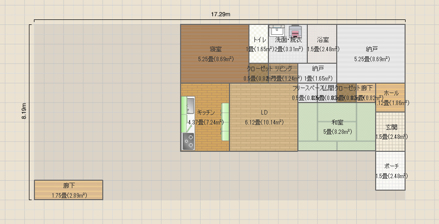 一人暮らしの平屋7