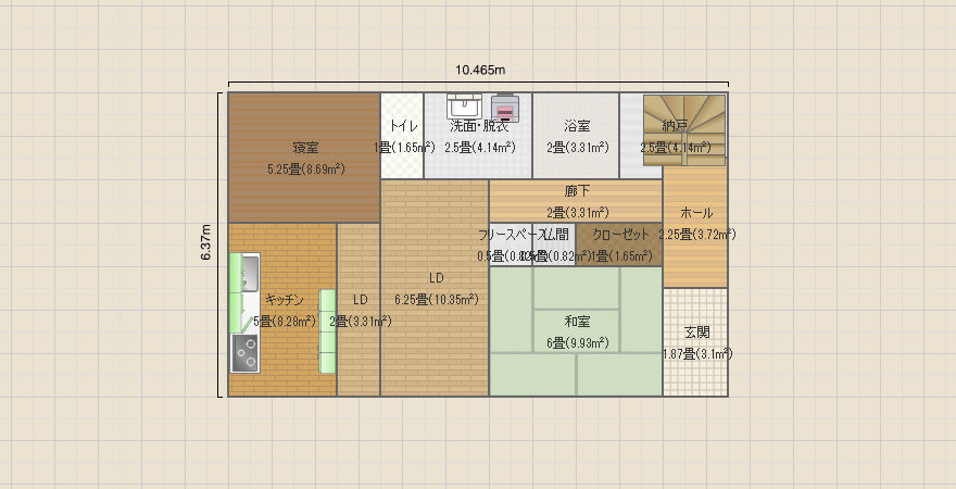 一人暮らしの平屋6