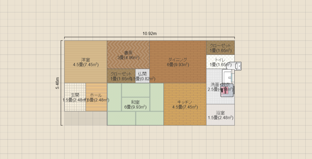 一人暮らしの平屋4