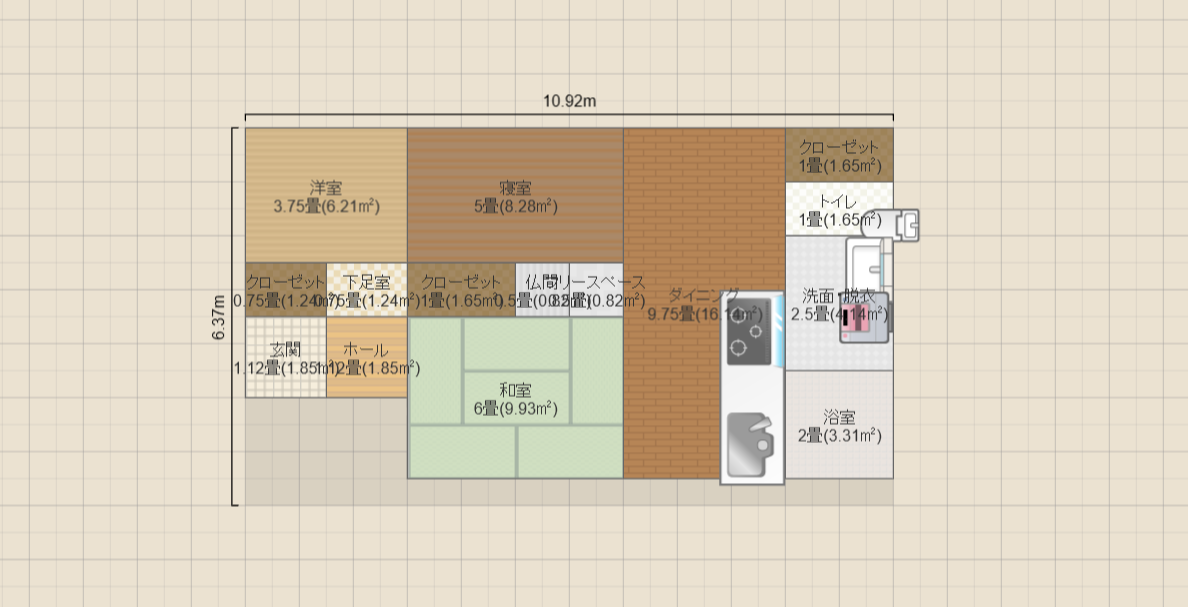 一人暮らしの平屋6