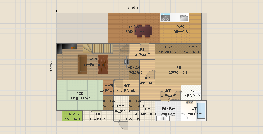 総施工面積56坪