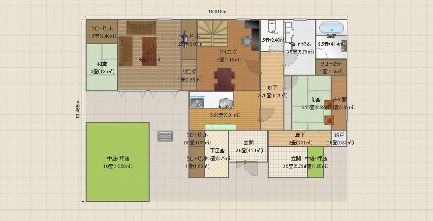 cube南総施工５6坪③勾配天井