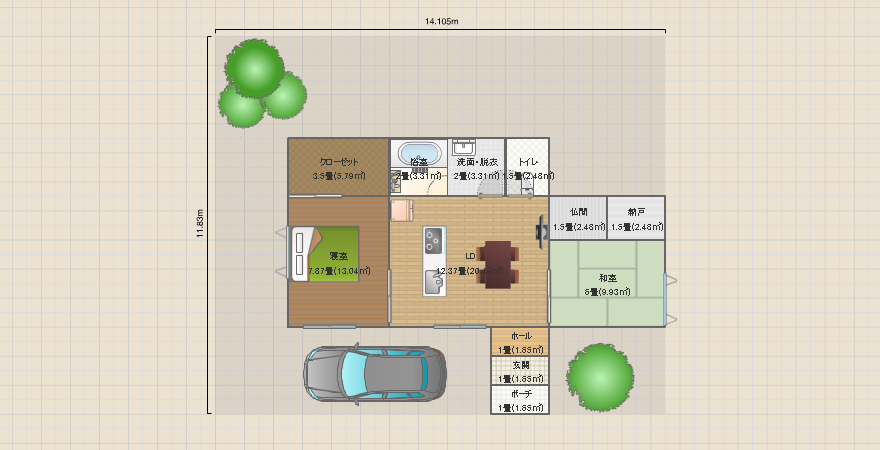 Ｔ様邸参考間取り