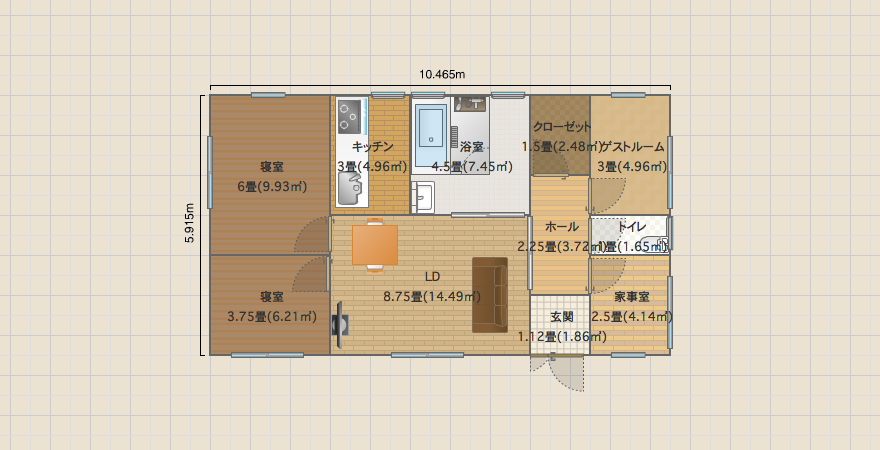 小さめ４LDK