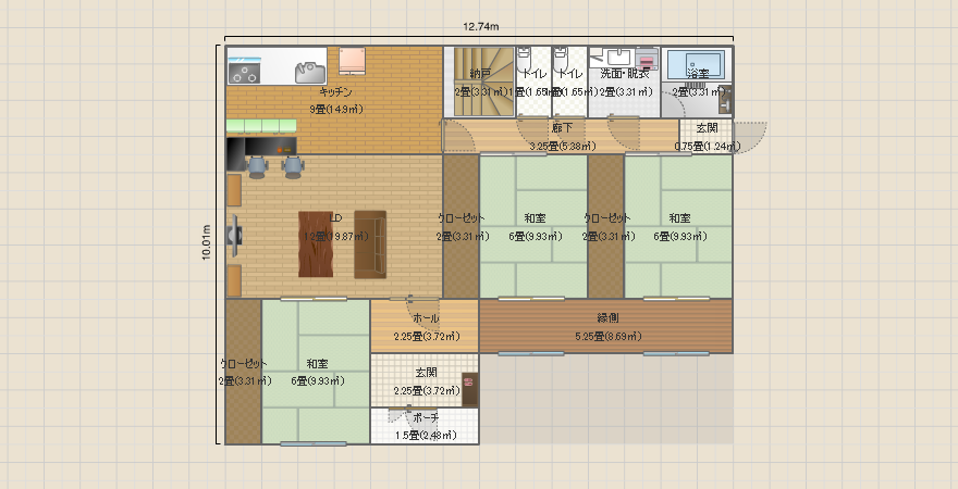 3LDK+ロフト