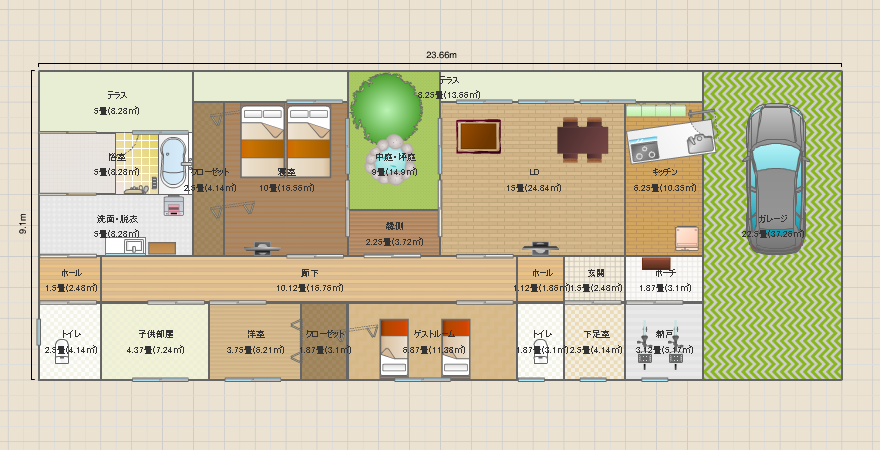 湯布院　平屋３－４