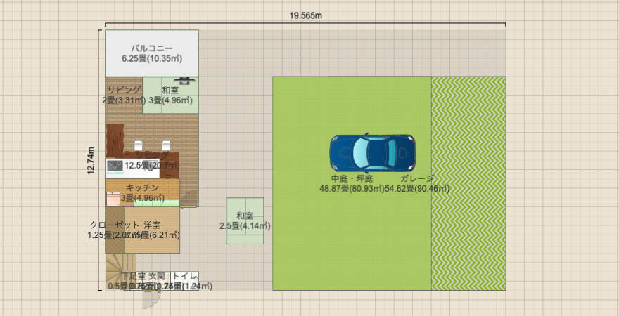 縦長4×10 2風呂