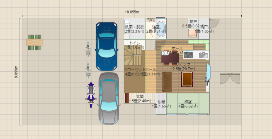 2階建て