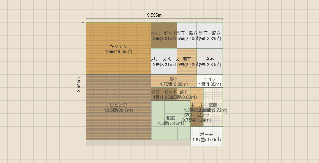 間取り③　和室4.5　改①