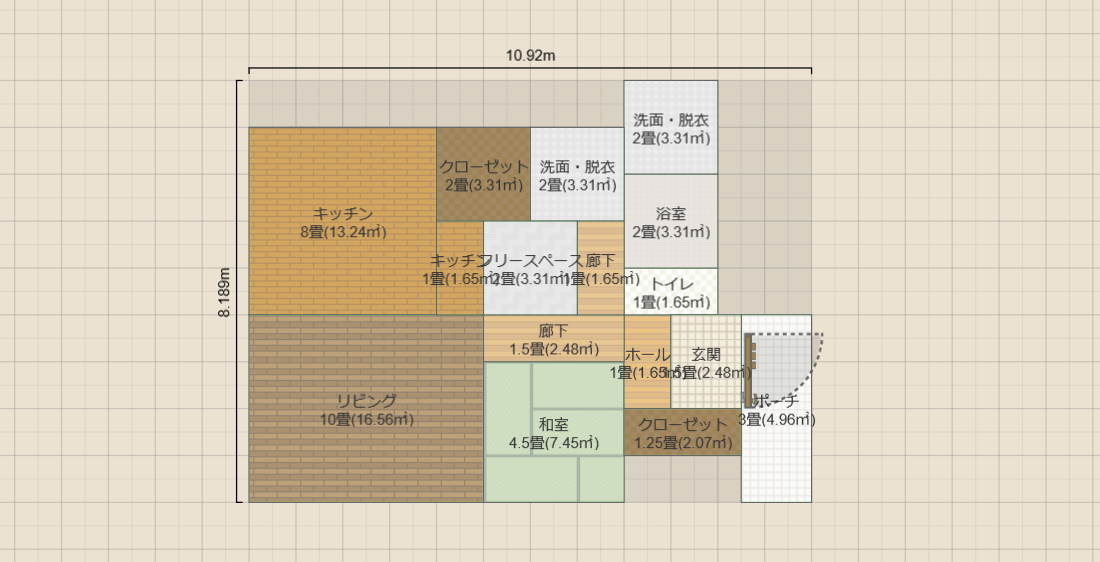 20200523　間取り（東玄関）