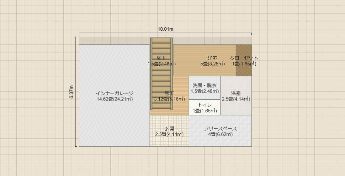 1世帯　バルコニー