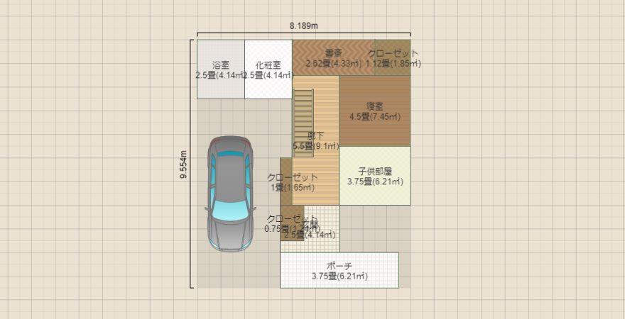 屋根の代わりに庭