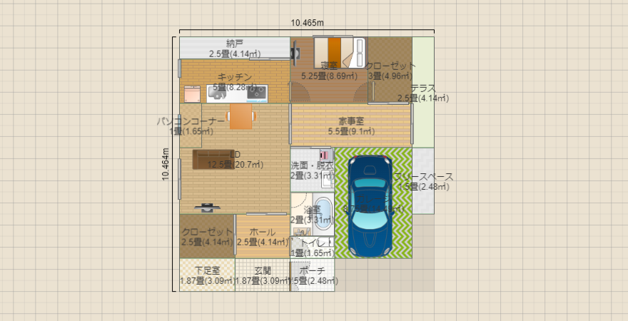 贅沢な一人暮らし