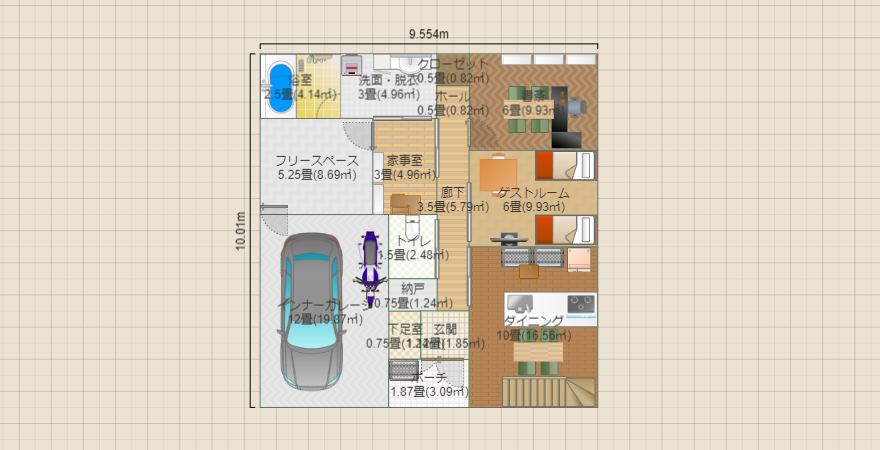 200㎡以内ガレージ付き