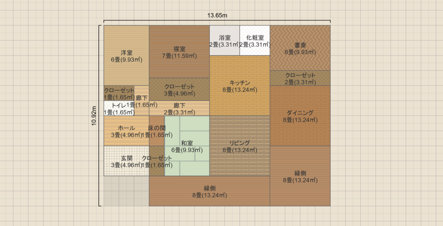 平屋6-107(18)南Ⅼ型新・変形×