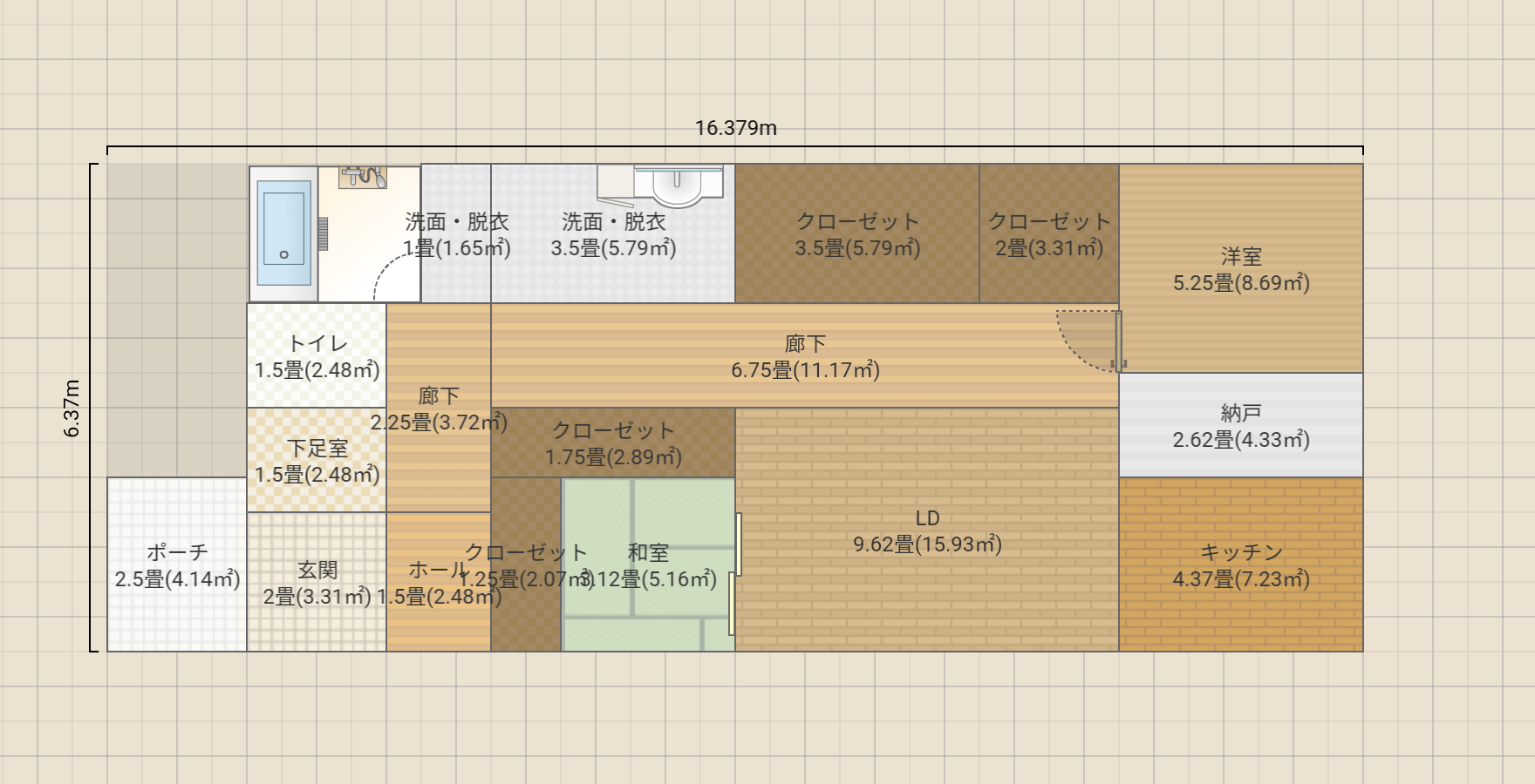 平屋/一人or二人暮らしのコンパクトタイプ