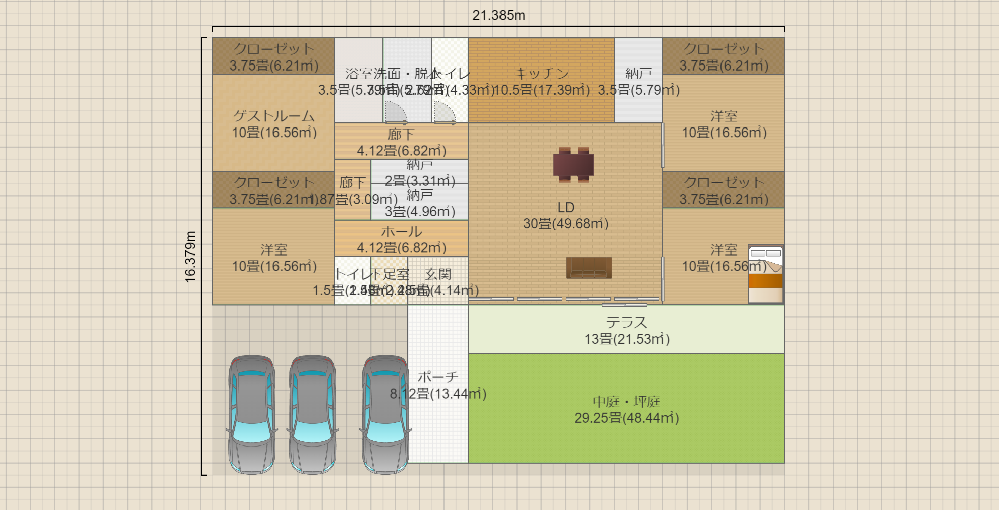 力　平屋　③