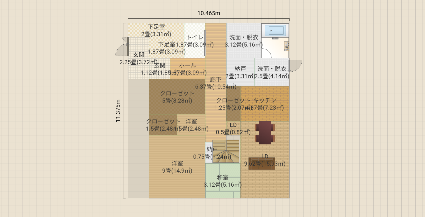 2階建/4LDK＋フリースペース