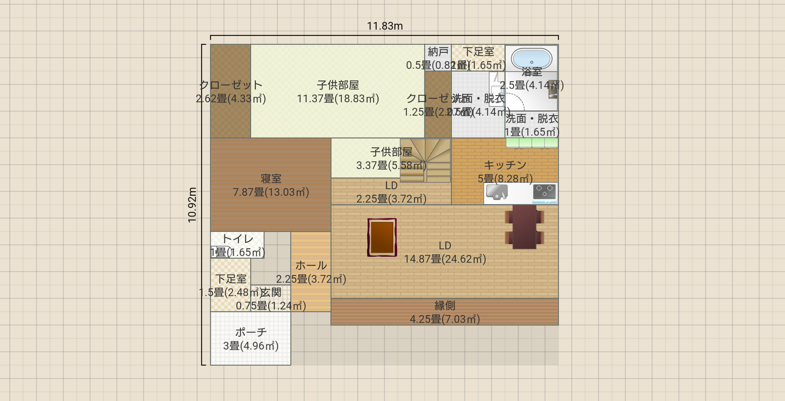 平屋30坪3LDK