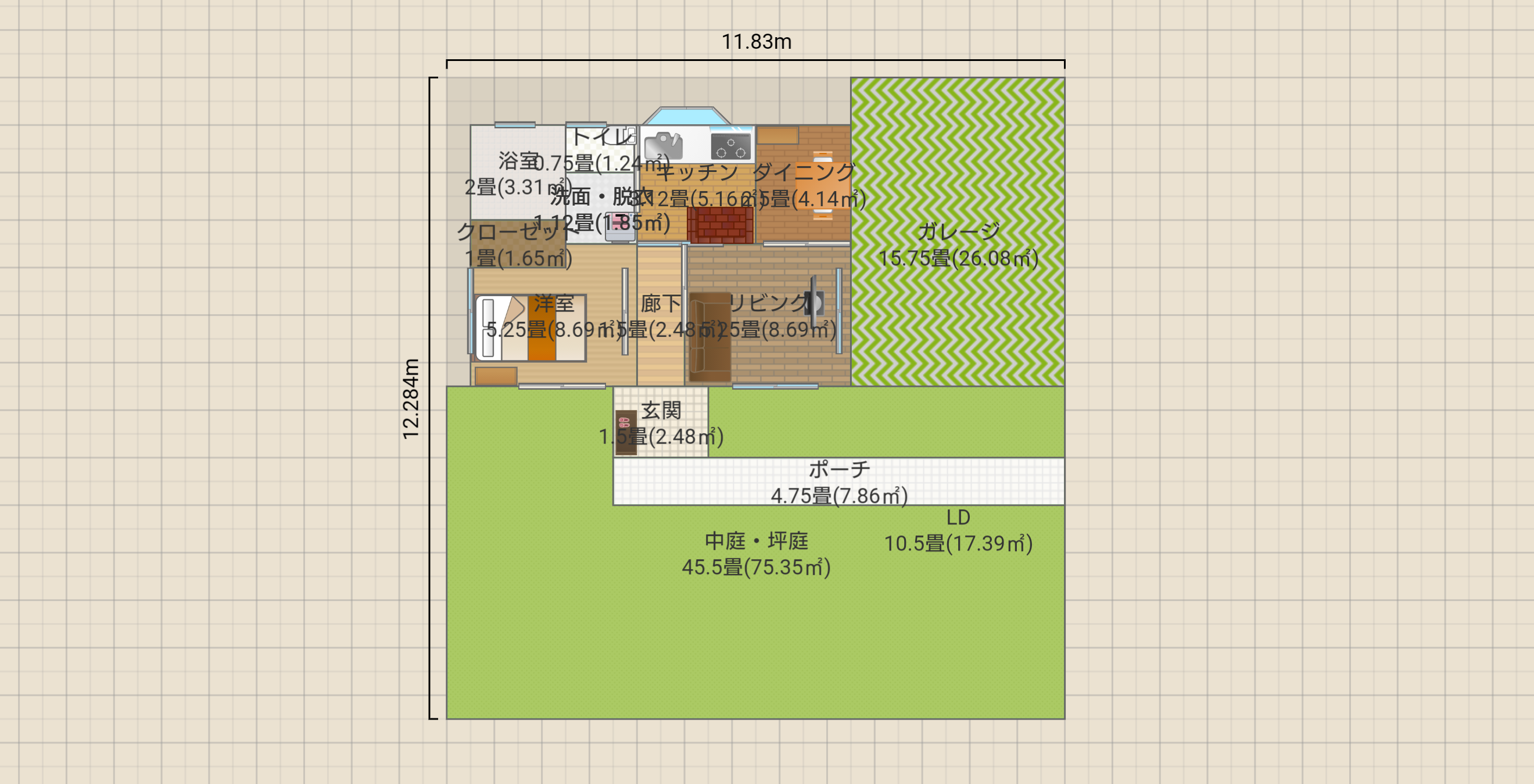 新築 南玄関