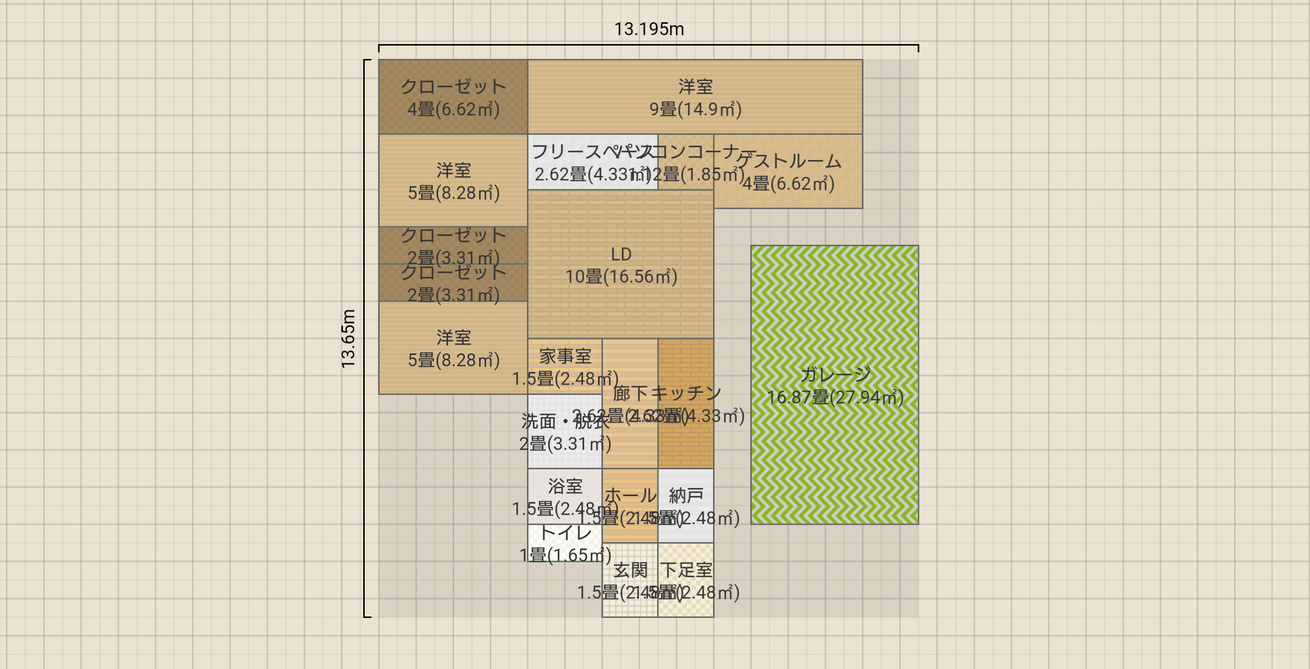 平屋 ガレージ