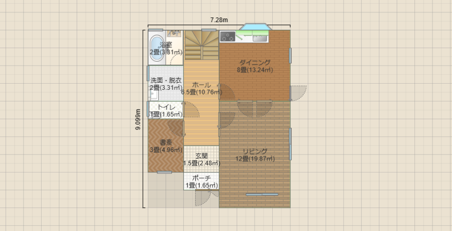 理想の家へのたたき台（ほぼ設備付き）