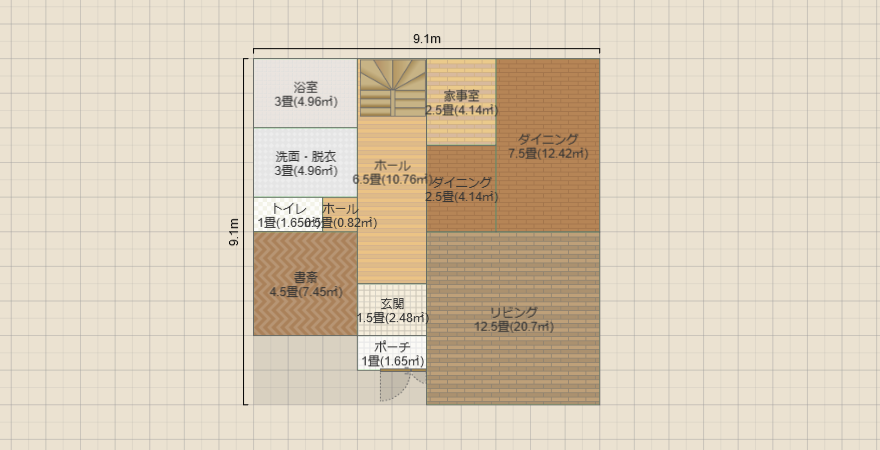 理想の家へのたたき台+3（設備なし）