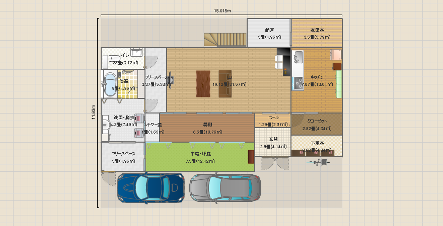 犬と住む　縁側サンルーム　横長