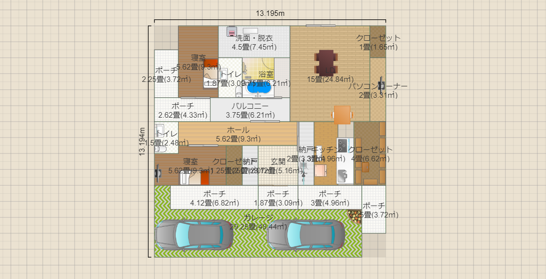 13mx13m 中庭9