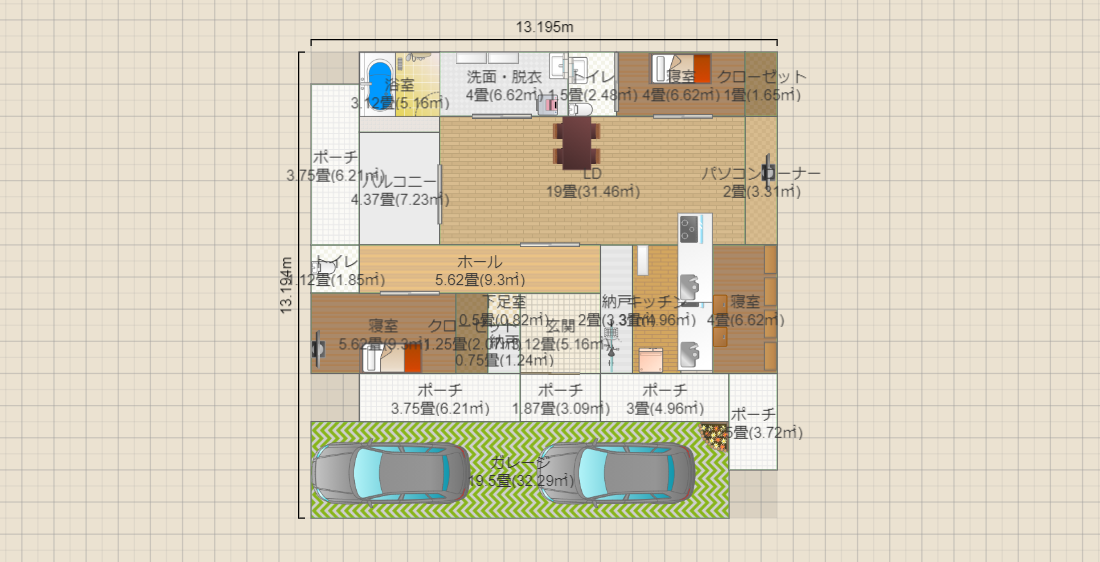 13mx13m 中庭10