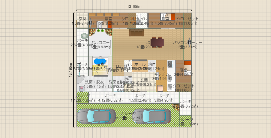 13mx13m 中庭15