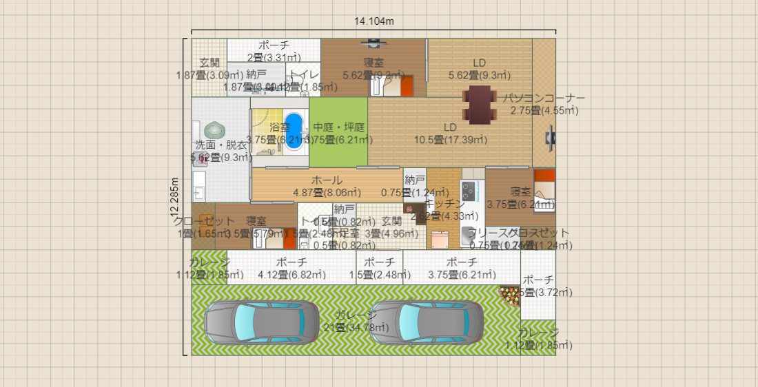 14mx12.5m 中庭03