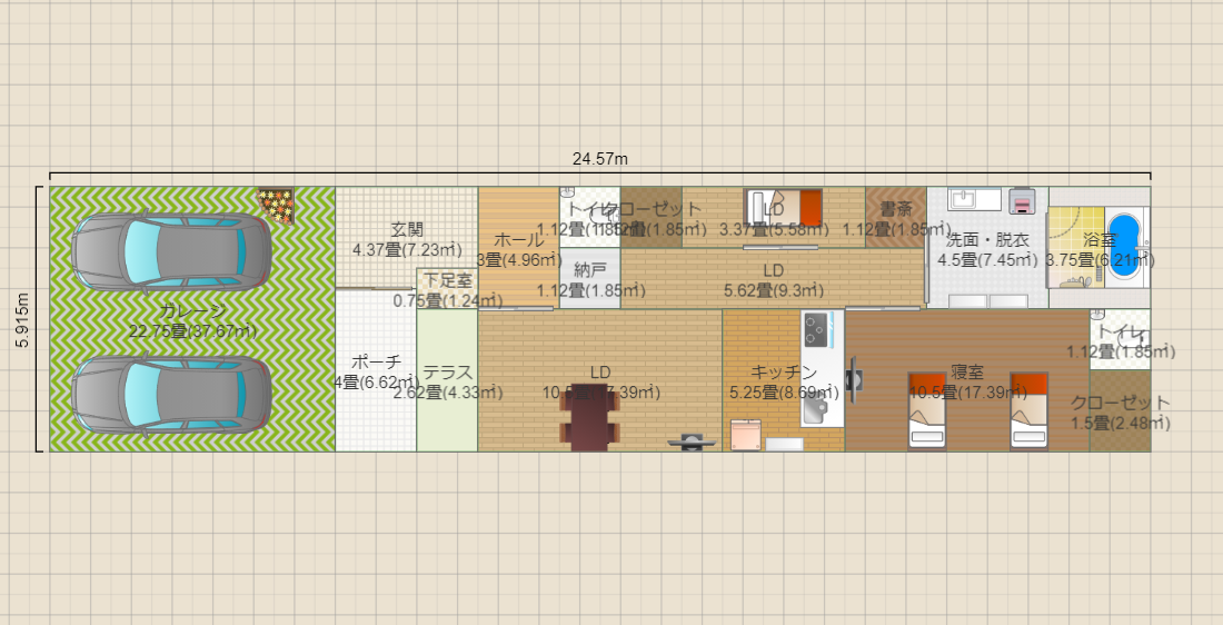 6mx20m 中庭01