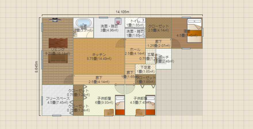 平屋案②