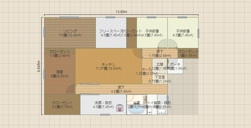 平屋案③