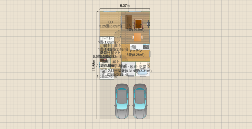 32坪　案C