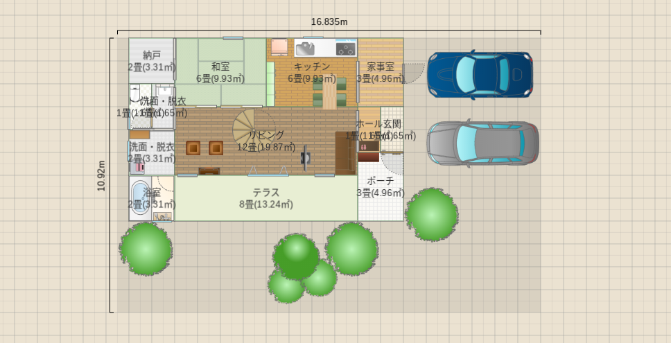 中間領域を楽しむ家