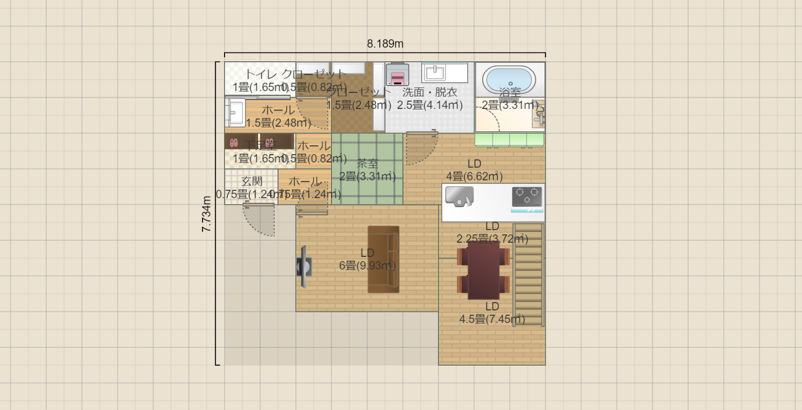 延べ床（96.05㎡）