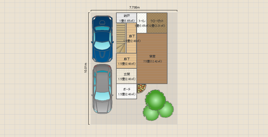 3LDK  3階