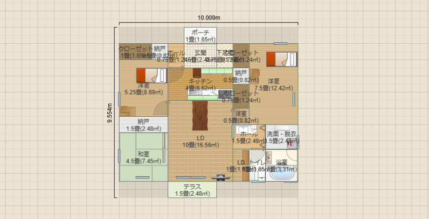 26坪-平家-北玄関①