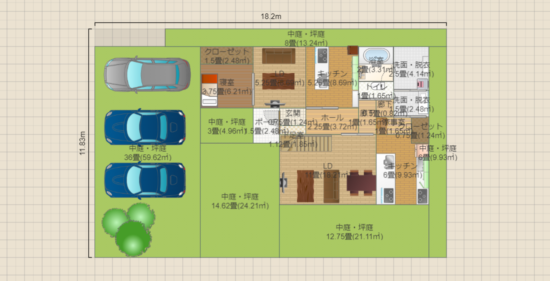 D案5西玄関